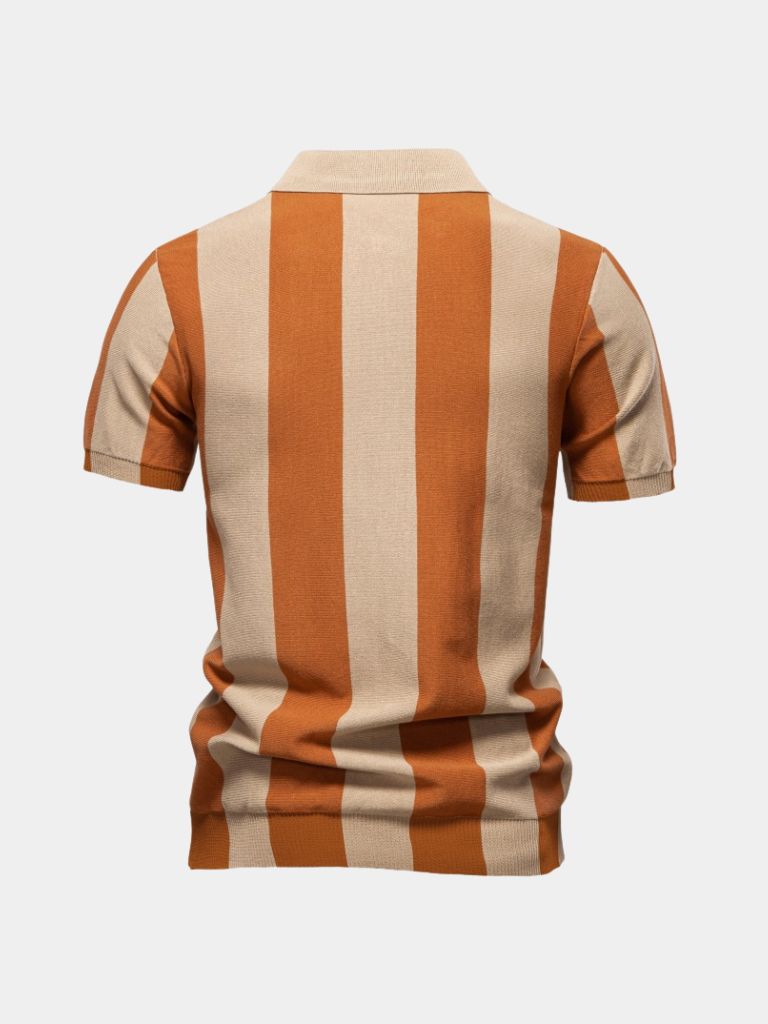 Navy Stripe Polo - Nordwr