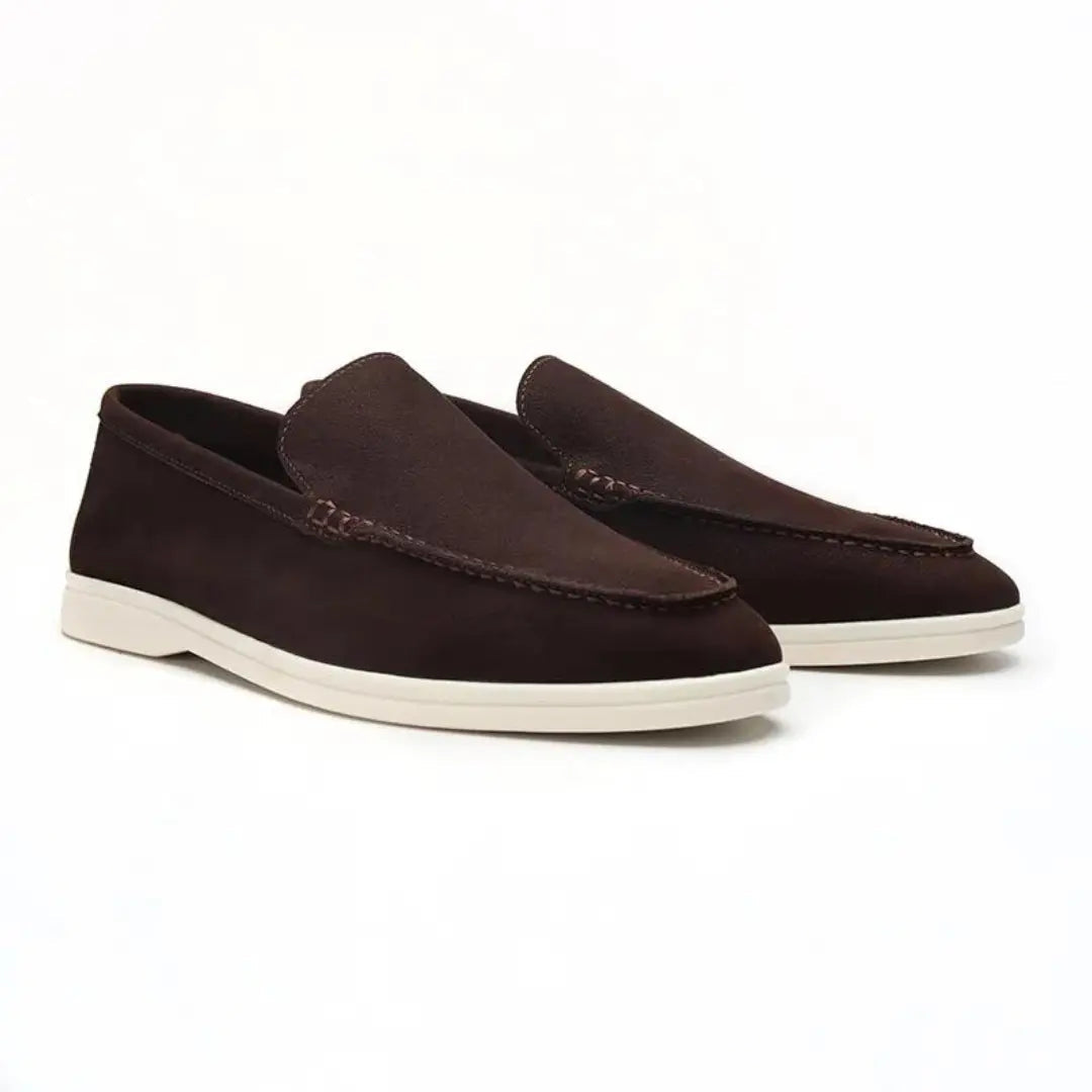 Cowhide Leather Loafers - Nordwr