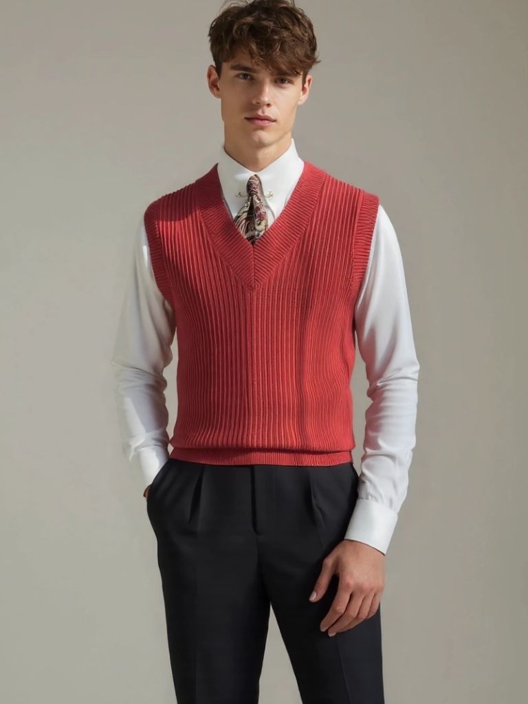 Knit Vest Waistcoat - Nordwr