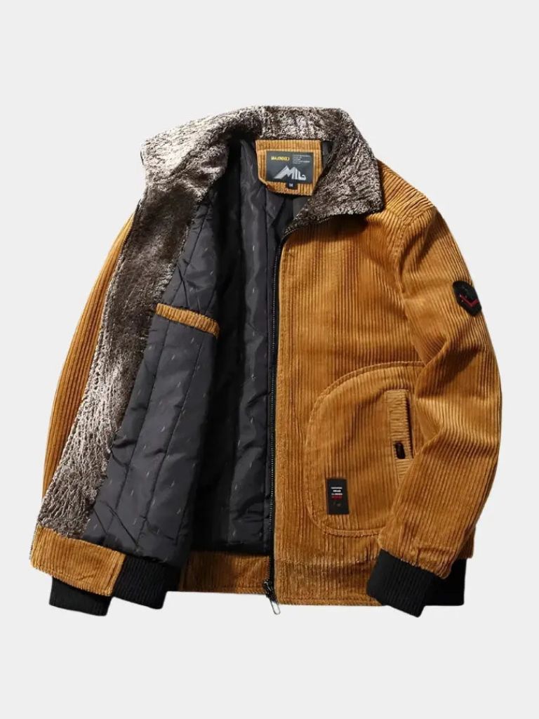 Thermal Windbreaker Corduroy Jacket - Nordwr