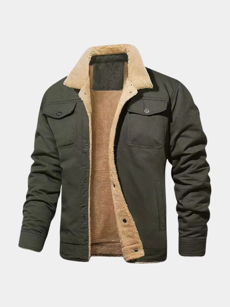 Vintage Fleece Bomber Jacket - Nordwr