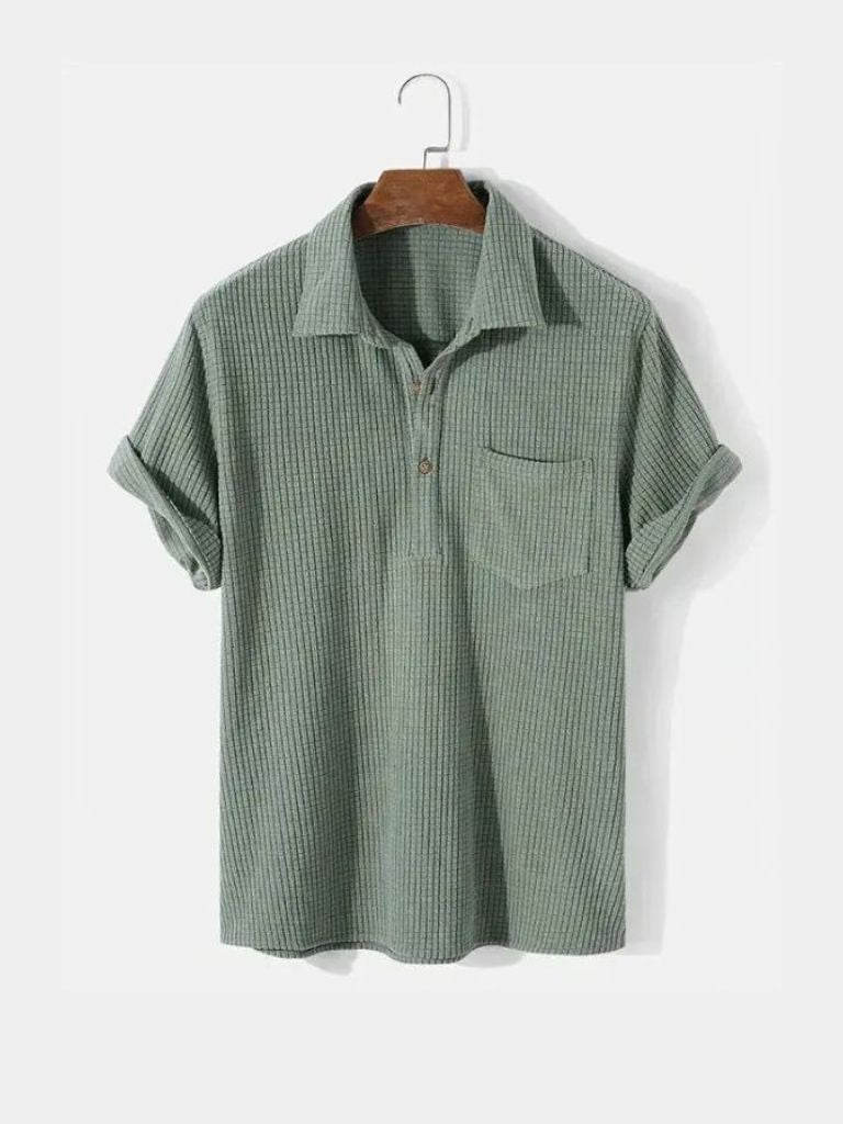 Textured Short Sleeve Shirt - Nordwr