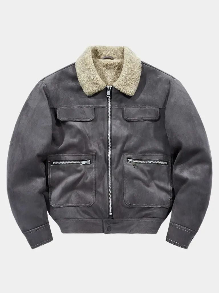 Essential Fleece Suede Jacket - Nordwr