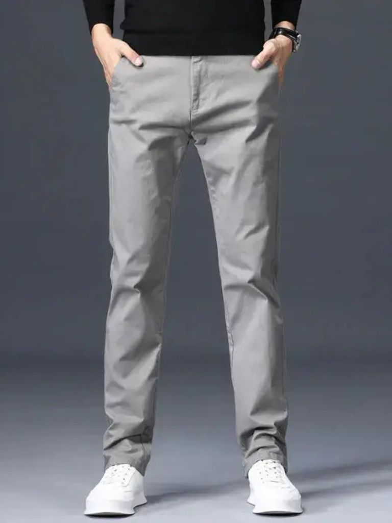 Minimalist Straight Trousers - Nordwr
