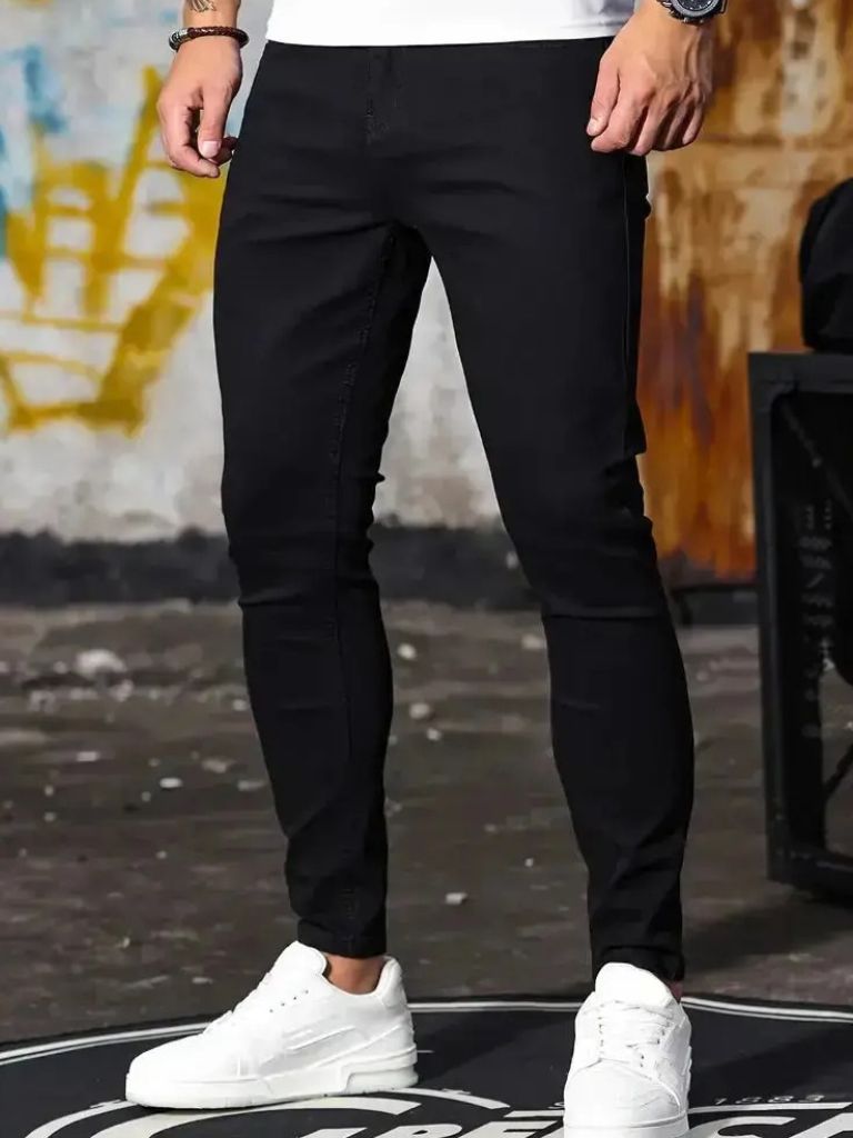 Stretchy Skinny Denim Jeans Trousers - Nordwr