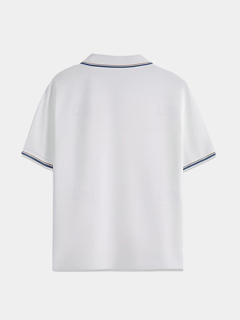 Timeless Black V-Neck Polo - Nordwr