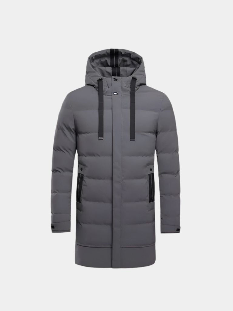 Minimalist Long Puffer Jacket - Nordwr