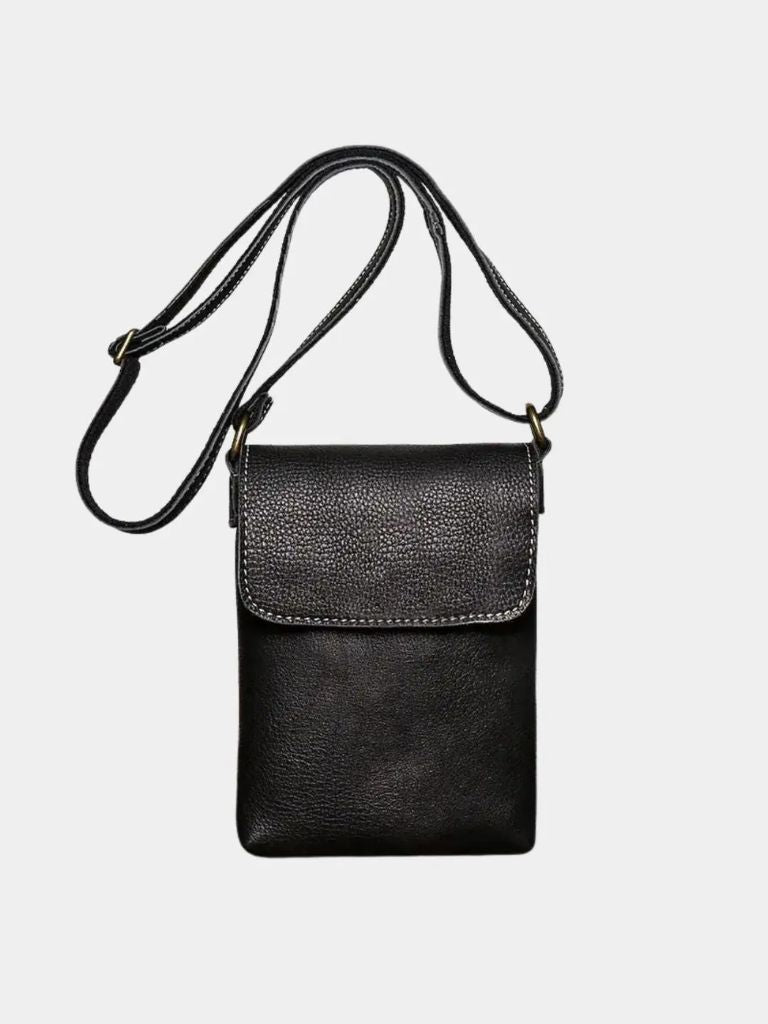 Men's Mini Leather Shoulder Bag - Nordwr