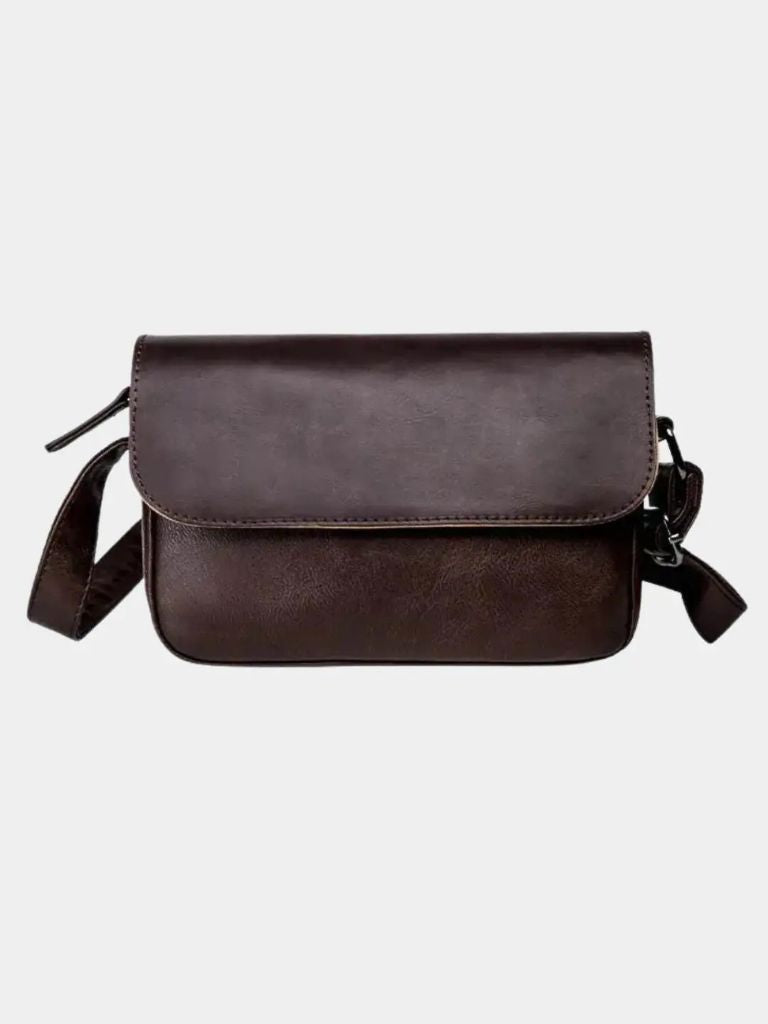 Milan Essential Leather Shoulder Bag - Nordwr