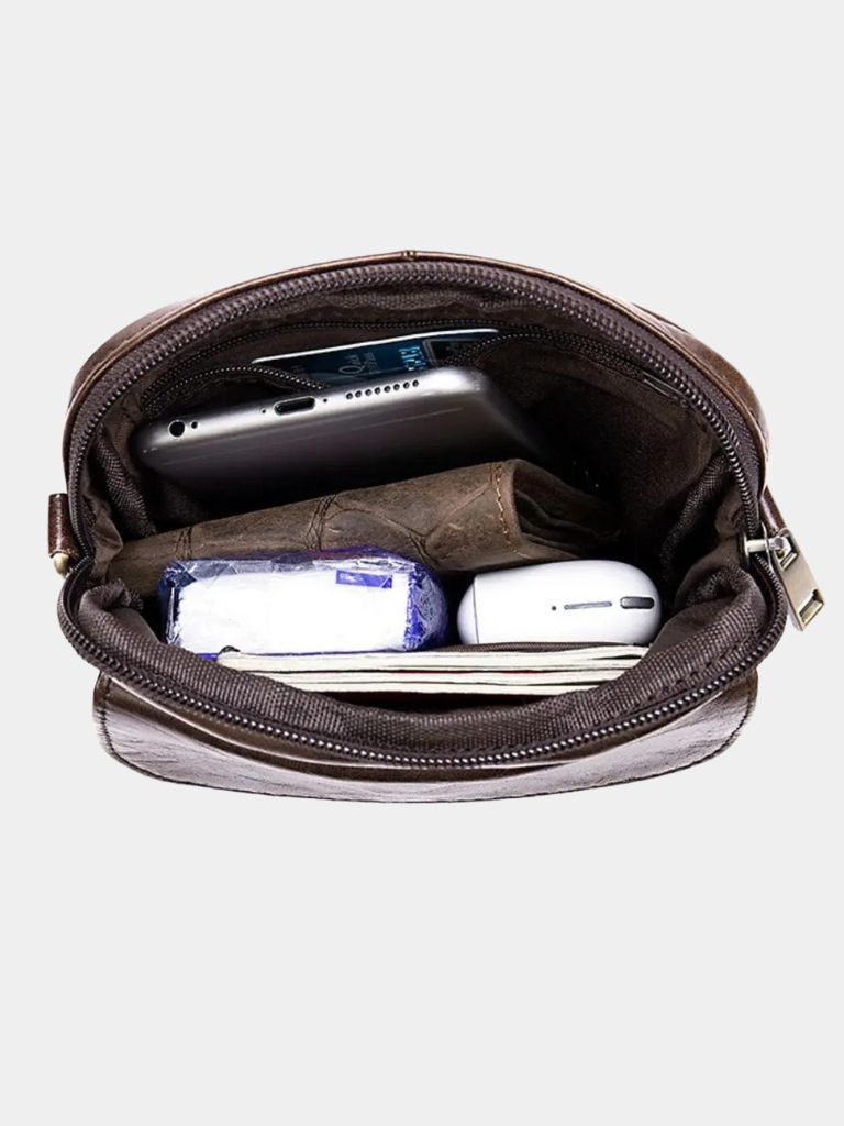Essential Leather Shoulder Bag - Nordwr