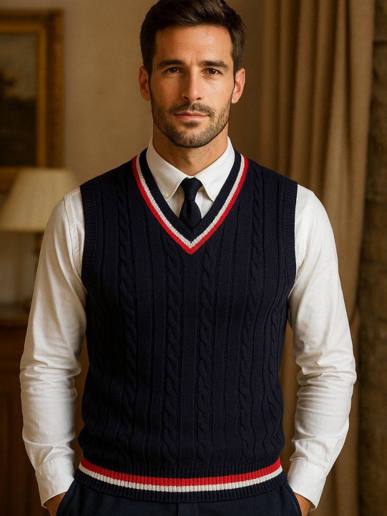 Old Money Essential Knit Vest - Nordwr