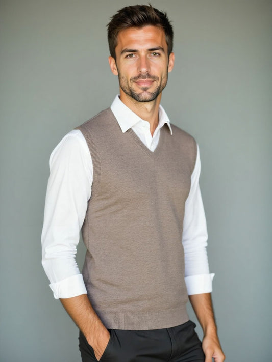 100% Merino Wool Sweater Vest - Nordwr