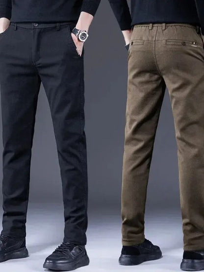 Essential Stretchy Straight Trousers - Nordwr
