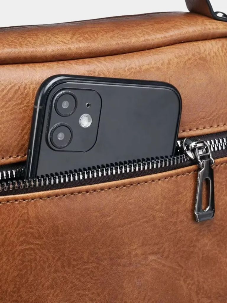 Leather Cross Body Bag - Nordwr