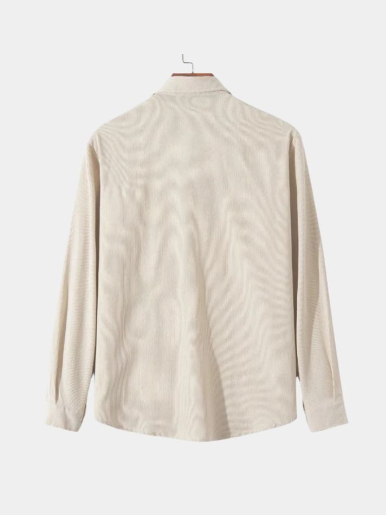Casual Solid Corduroy Shirt - Nordwr