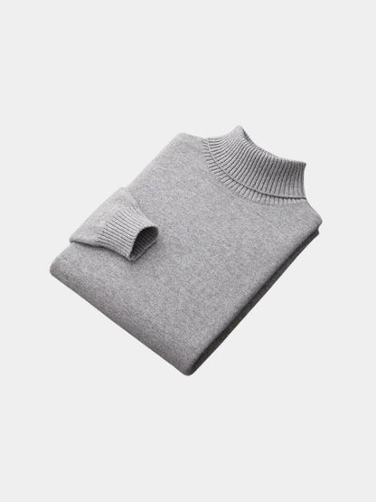 100% Merino Wool Turtleneck Sweater - Nordwr