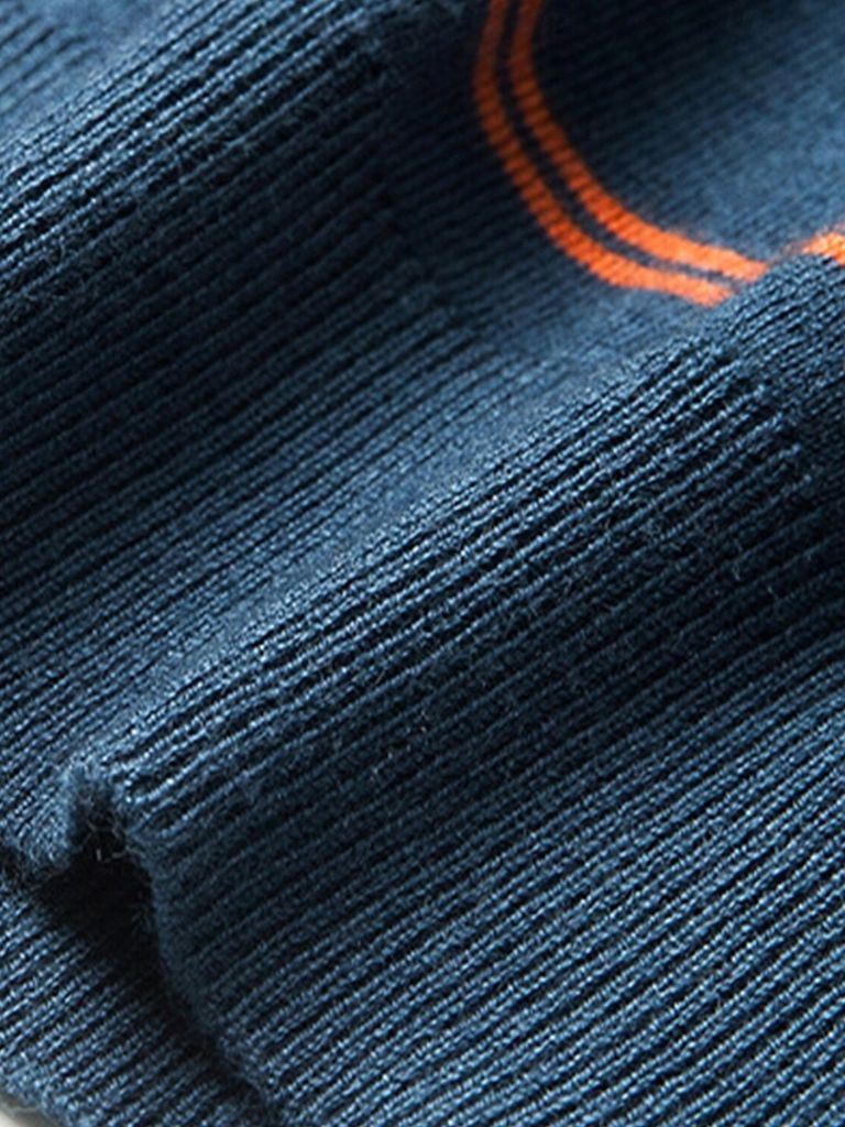 Navy Sunset Striped Polo - Nordwr