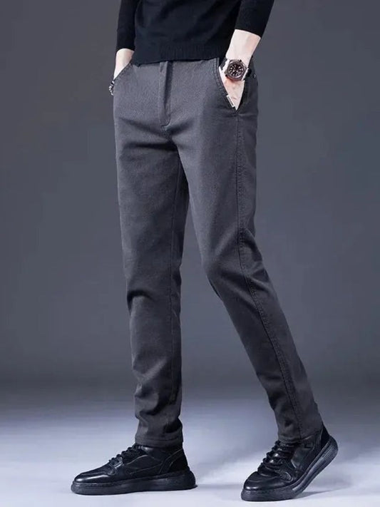 Essential Stretchy Straight Trousers - Nordwr