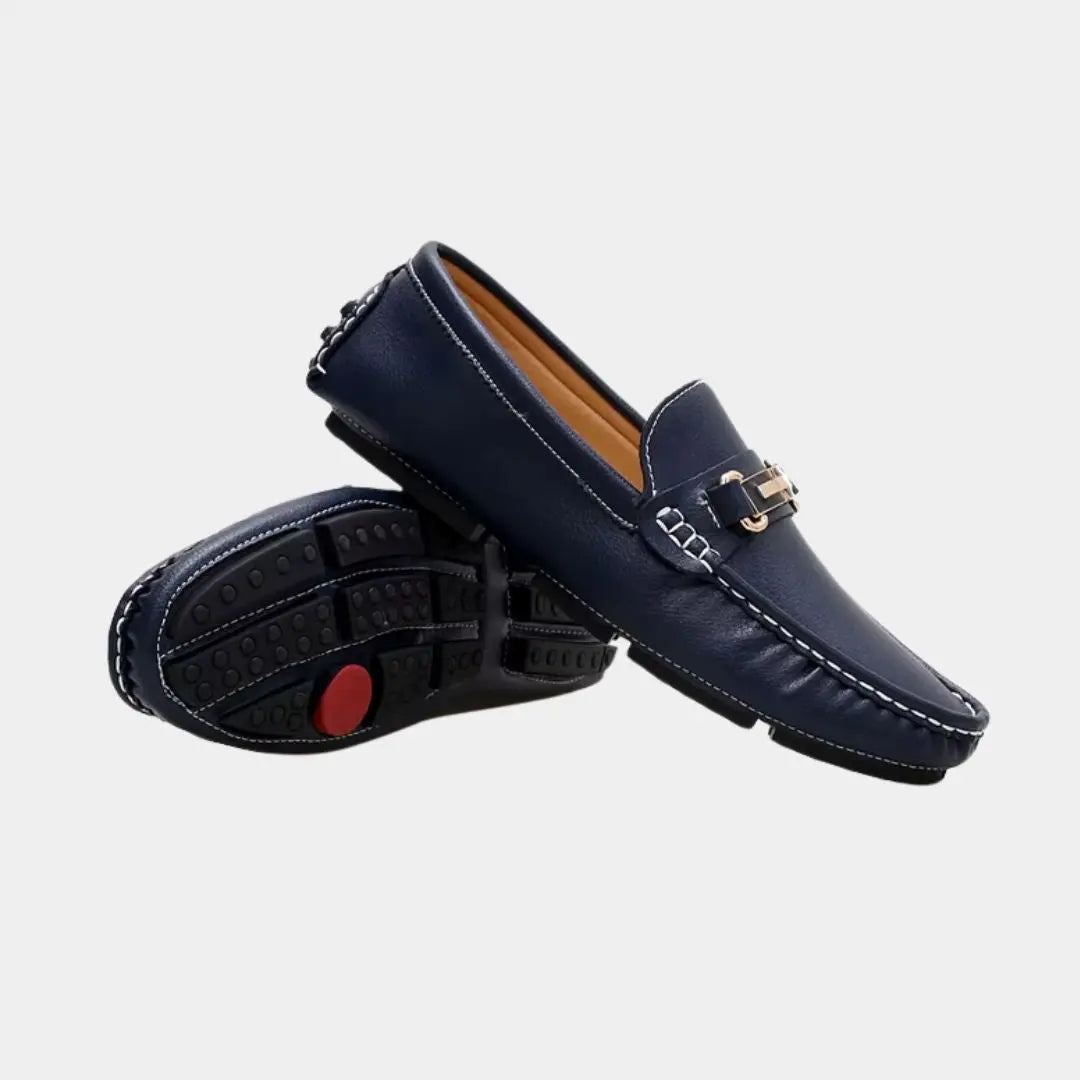Italian Design Leather Loafers - Nordwr