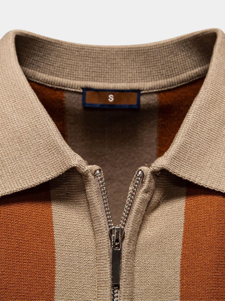 Navy Stripe Polo - Nordwr