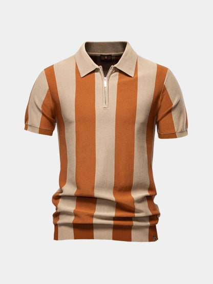 Navy Stripe Polo - Nordwr