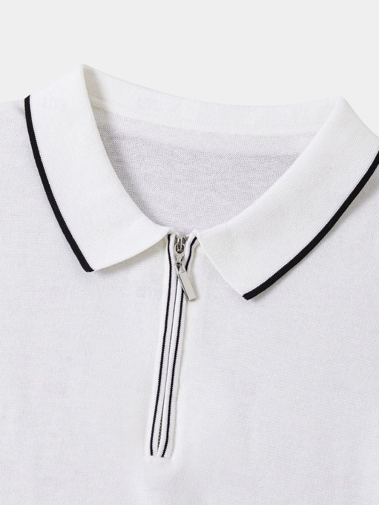 Ivory Elite Long Sleeve Polo – Nordwr