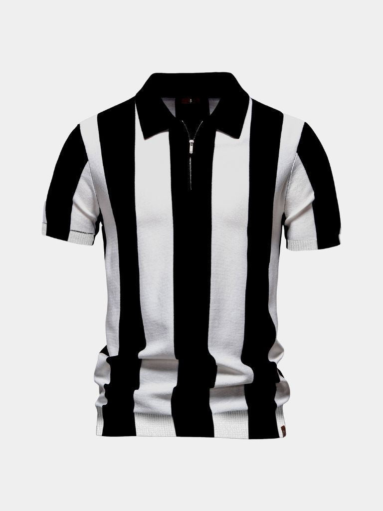 Navy Stripe Polo - Nordwr