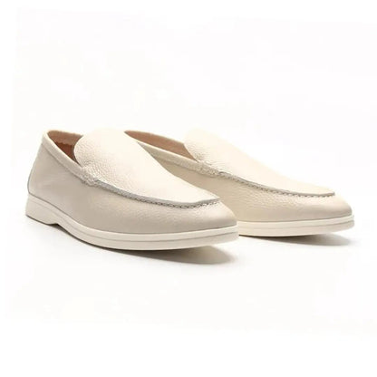 Cowhide Leather Loafers - Nordwr