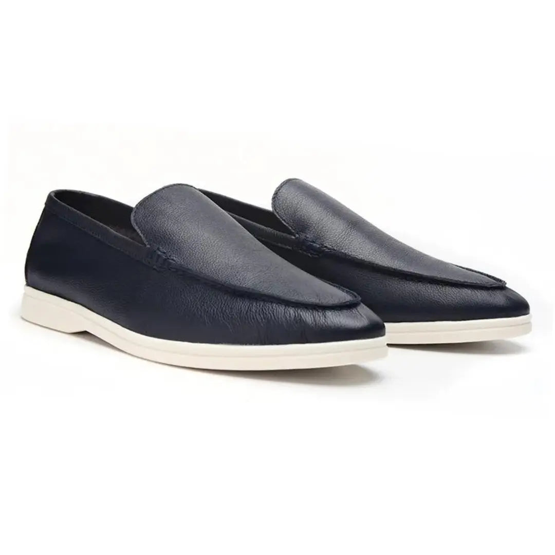 Cowhide Leather Loafers - Nordwr