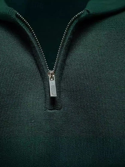 Essential Quarter-Zip Jumper Sweater - Nordwr