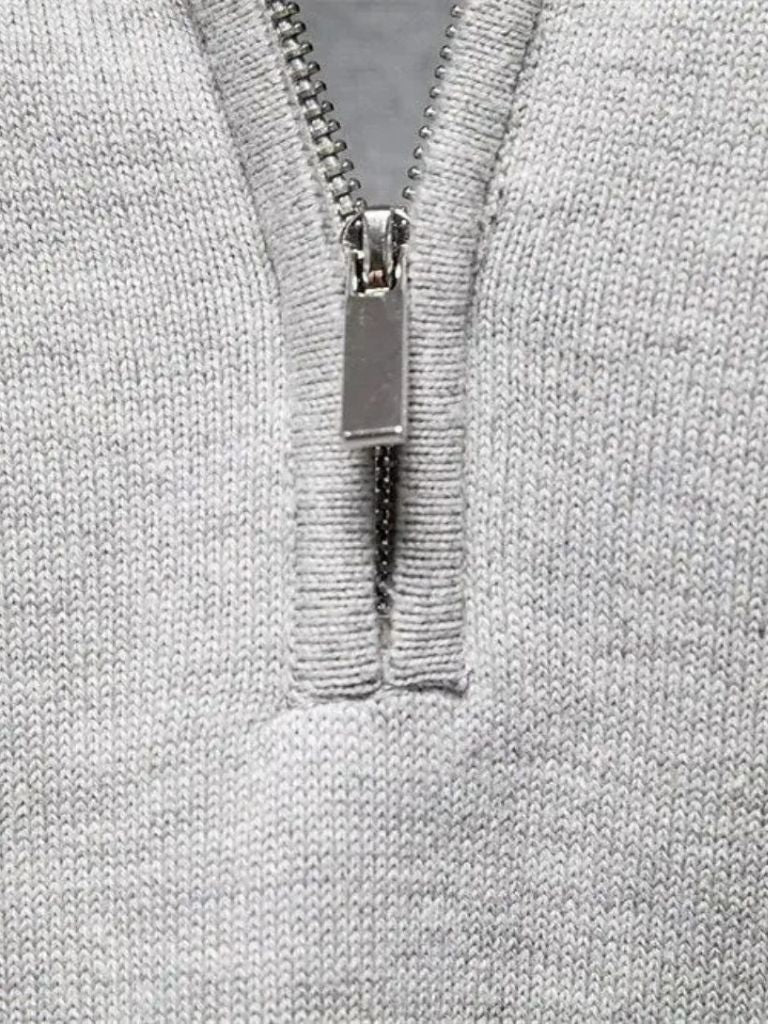 Half Zip Knitwear Pullover Sweater - Nordwr