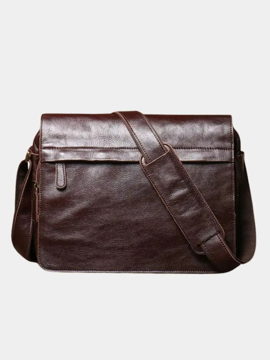 Classic Messenger Leather Bag - Nordwr