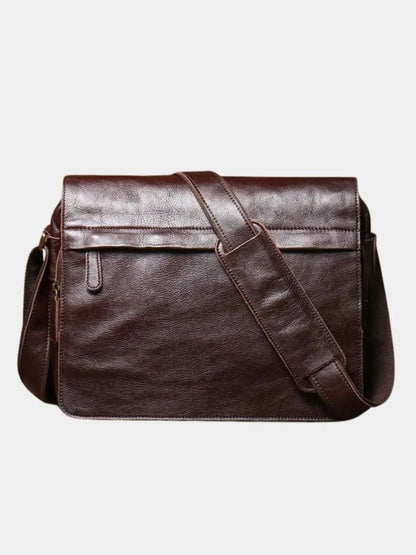 Classic Messenger Leather Bag - Nordwr