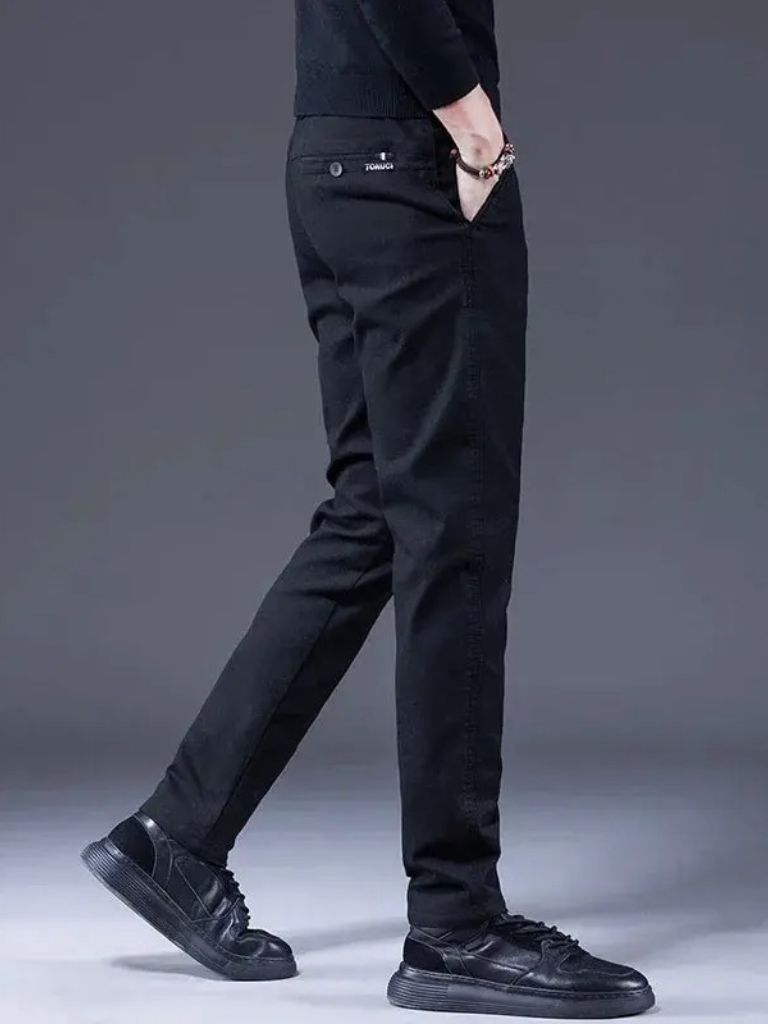 Essential Stretchy Straight Trousers - Nordwr