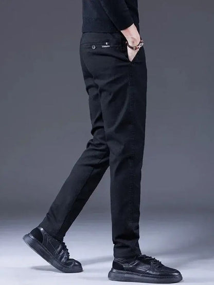 Essential Stretchy Straight Trousers - Nordwr