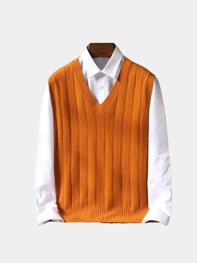 100% Merino Wool Pullover Sweater Vest - Nordwr