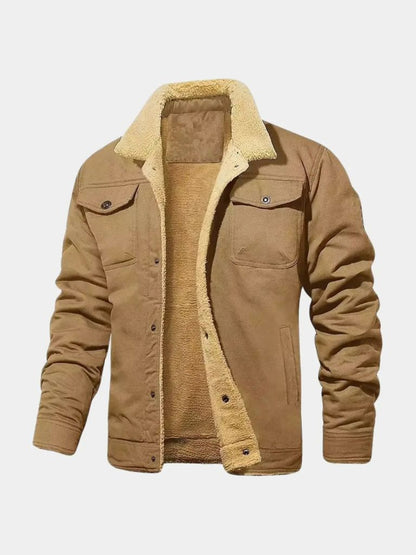 Vintage Fleece Bomber Jacket - Nordwr