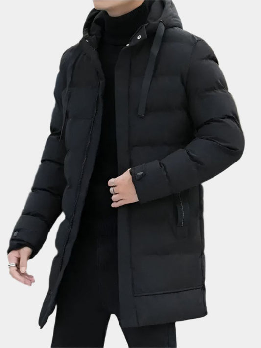 Minimalist Long Puffer Jacket - Nordwr