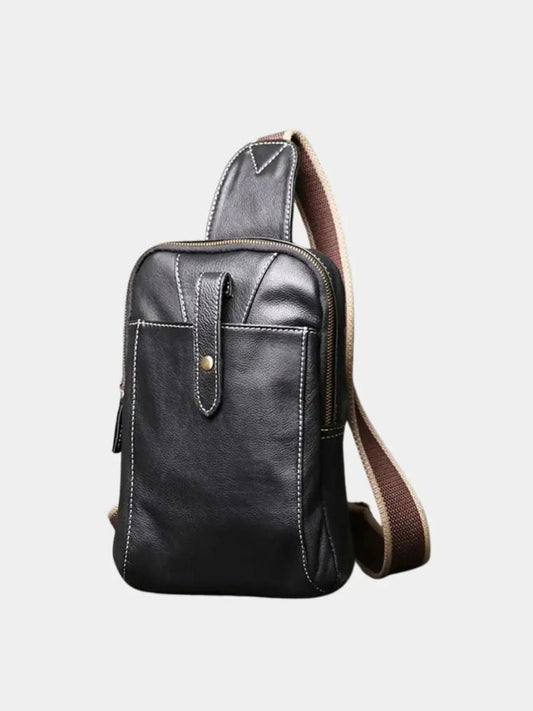 Minimalist Leather Shoulder Bag - Nordwr