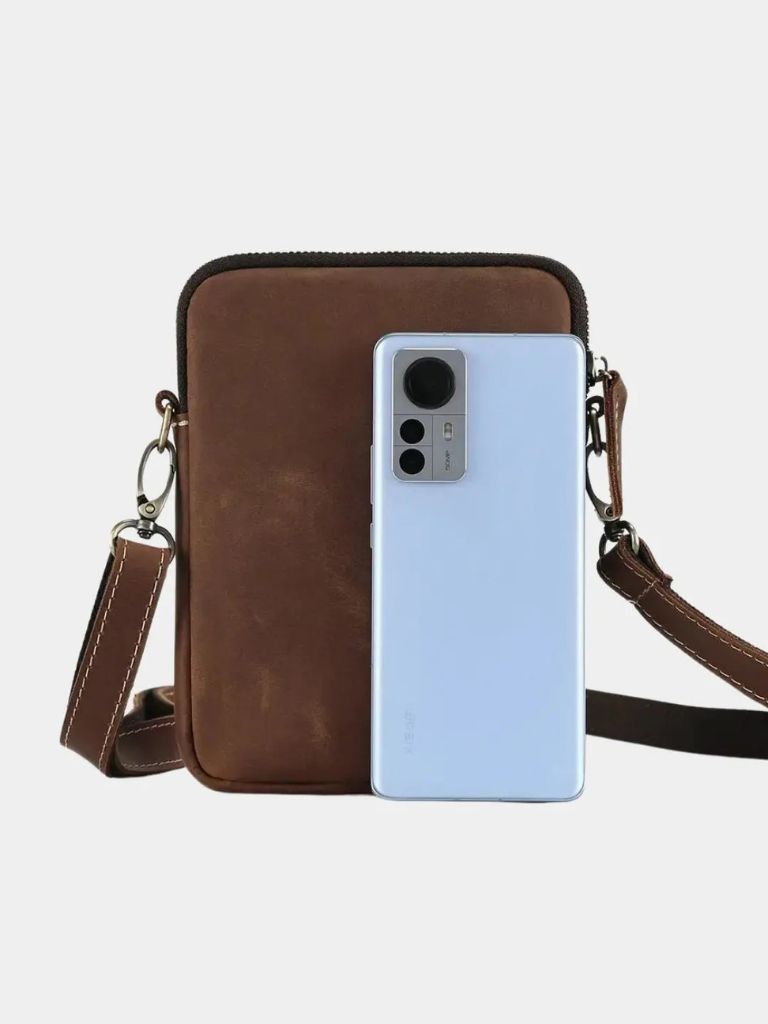 Minimalist Crossbody Leather Bag - Nordwr
