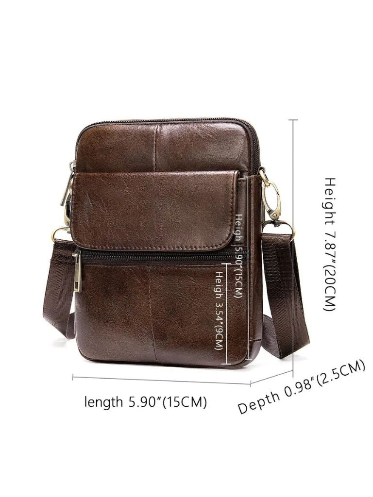 Essential Leather Shoulder Bag - Nordwr