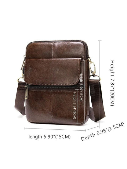 Essential Leather Shoulder Bag - Nordwr
