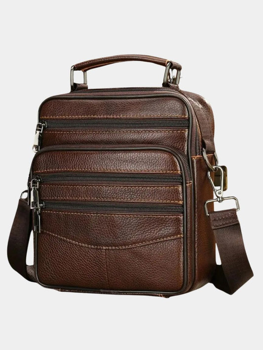 Leather Men's Shoulder Bag - Nordwr