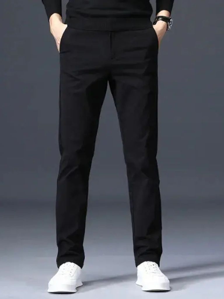 Minimalist Straight Trousers - Nordwr