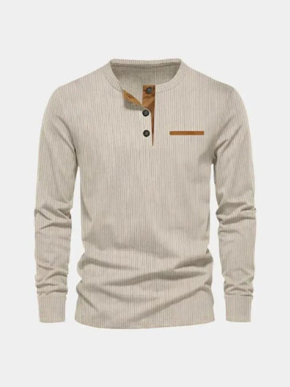 Corduroy Long Sleeve T-Shirt - Nordwr