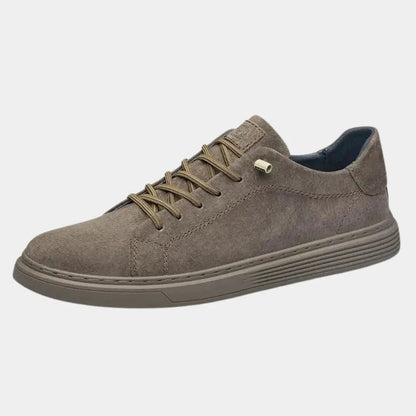 Brown Suede Leather Shoes - Nordwr