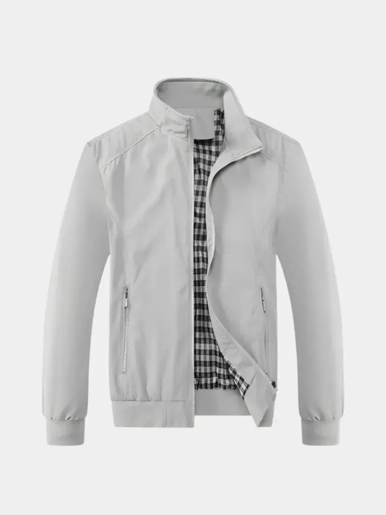 Casual Solid Bomber Jacket - Nordwr