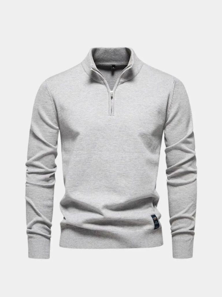 Essential Quarter-Zip Jumper Sweater - Nordwr