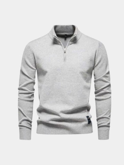 Half Zip Knitwear Pullover Sweater - Nordwr