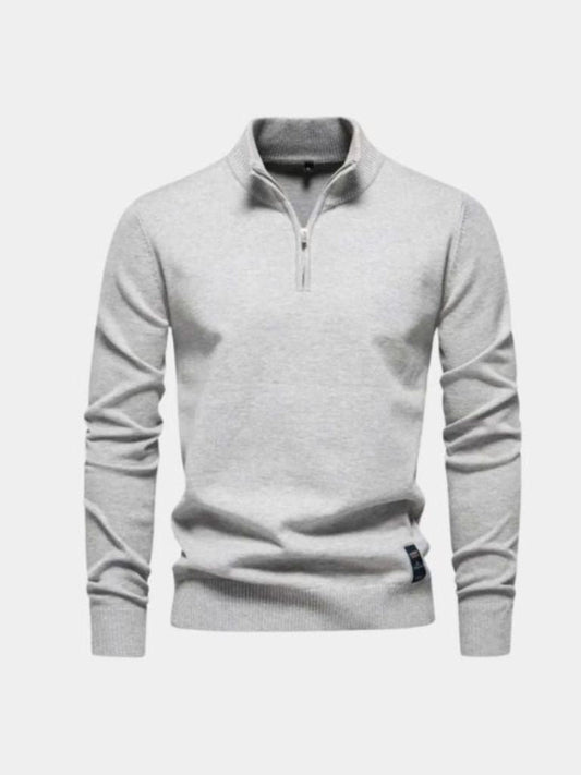 Half Zip Knitwear Pullover Sweater - Nordwr